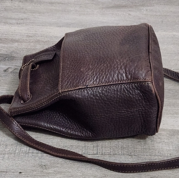 Vintage Coach Sonoma Drawstring Leather Crossbody Bag - Picture 8 of 13